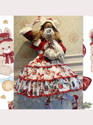 Christmas Little Cutey Sweet Lolita Style Outfit (DJ39)